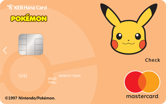 포켓몬을 사랑하는 고객용 하나멤버스 1Q 체크카드